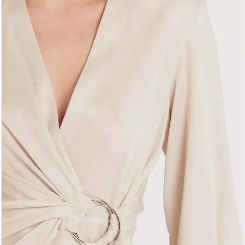IRO Paris wrap blouse NWT retail 395.00 - Picture 3 of 6